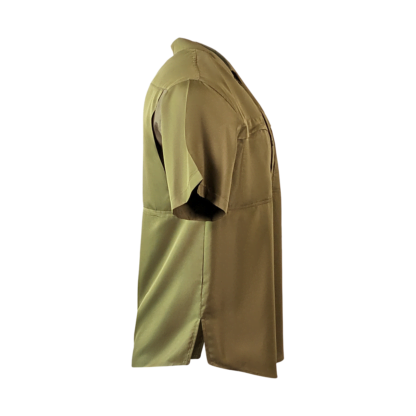 Proswag PS100HPS Short Sleeve Vented Polyester Fishing Shirt - Olive Green