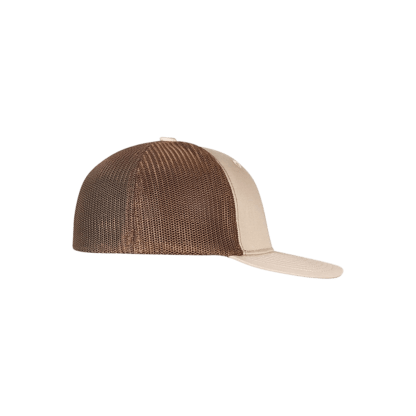 Proswag PS110 Padre Tan - Custom Mid-Profile Richardson Style Mesh Fitted Trucker Hat