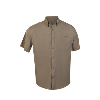 Proswag PS200 Short Sleeve Fishing Shirt – Canvas Brown