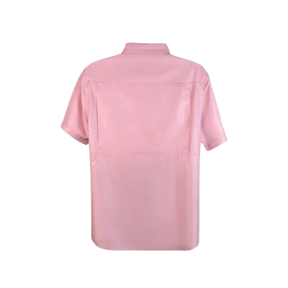 Proswag PS100HPSW Ladies Short Sleeve Fishing Shirt - Coral Pink