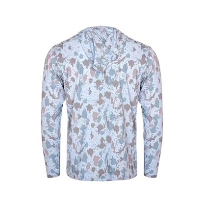 Proswag PS300H Long Sleeve Fishing Hoodie - Paint Scheme Glacial Camo