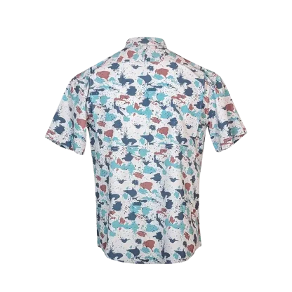 Proswag PS210 Short Sleeve Fishing Shirt - Baja Camo